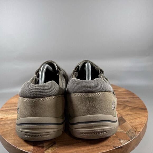 Skechers Mens Expected Avillo Khaki Slip On Sneaker Loafer 64109 Size 11 US - Picture 4 of 8